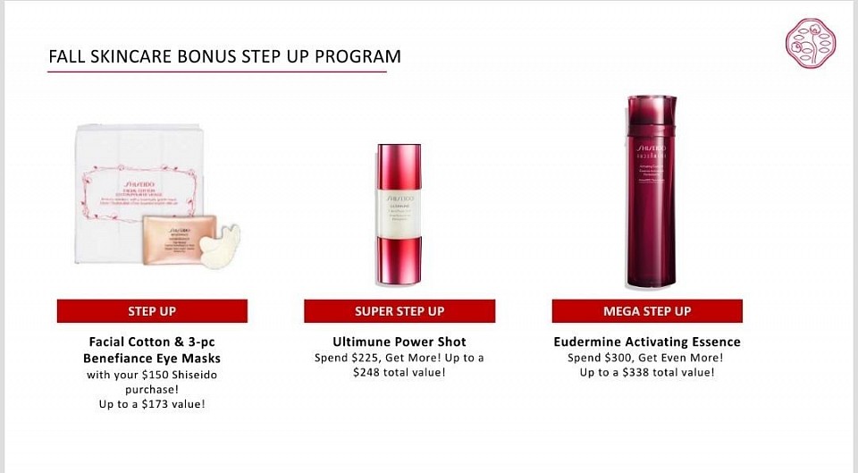 Step up gift with $150 / Super Step up With $225